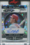 2025 Paul O'Neill Leaf Sports Heroes CRACKED ICE ALL DECADE TEAM AUTO 20/30 AUTOGRAPH #D90-PO1 Cincinnati Reds