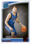 2018-19 Luka Doncic Panini Donruss RATED ROOKIE RC #177 Dallas Mavericks
