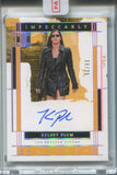 2025 Kelsey Plum Panini Impeccable WNBA HOLO SILVER IMPECCABLY DRESSED AUTO 18/25 AUTOGRAPH #IDS-KP Los Angeles Sparks