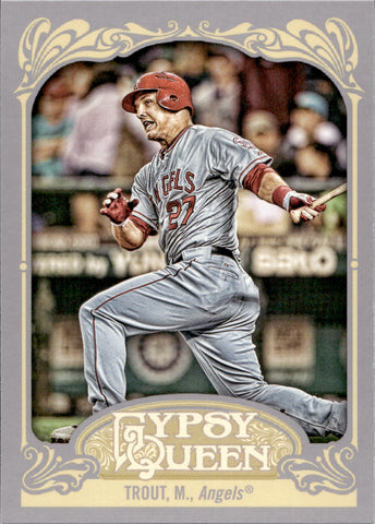 2012 Mike Trout Topps Gypsy Queen #195 Anaheim Angels