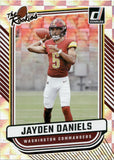2024 Jayden Daniels Panini Donruss THE ROOKIES ROOKIE RC #TR-37 Washington Commanders