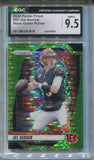 2024 Joe Burrow Panini Prizm NEON GREEN PULSAR CGC 9.5 #55 Cincinnati Bengals 0098