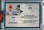 2024 Steve Carlton Randy Johnson Leaf Decadence BLUE DUAL AUTO 09/10 AUTOGRAPH #DA-42 Phillies Diamondbacks HOF