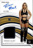 2024 Thea Hail Panini Immaculate WWE SHIRT AUTO 97/99 AUTOGRAPH RELIC #MA-THL NXT