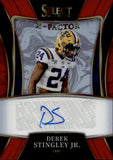 2022 Derek Stingley Jr. Panini Select RED X-FACTOR ROOKIE AUTO AUTOGRAPH RC #X-DSJ Houston Texans