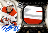 2018-19 Teuvo Teravainen Upper Deck The Cup LIMITED LOGOS PATCH AUTO 50/50 AUTOGRAPH RELIC #LL-TT Carolina Hurricanes