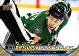 2024-25 Logan Stankoven Upper Deck Series 1 CANVAS YOUNG GUNS ROOKIE RC #C-103 Dallas Stars
