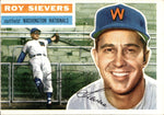 1956 Roy Sievers Topps #75 Washington Nationals BV $20