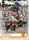 2019 Buster Posey Topps Series 1 SP VARIATION #157 San Francisco Giants