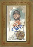 2023 Sandy Alcantara Topps Allen & Ginter MINI FRAMED AUTO AUTOGRAPH #MA-SA Miami Marlins