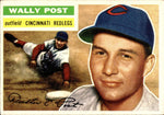 1956 Wally Post Topps #158 Cincinnati Reds BV $20