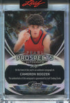 2025 Cameron Boozer Leaf Pearl PROSPECTS PURPLE AUTO 7/7 AUTOGRAPH #P-CB2 Duke Blue Devils