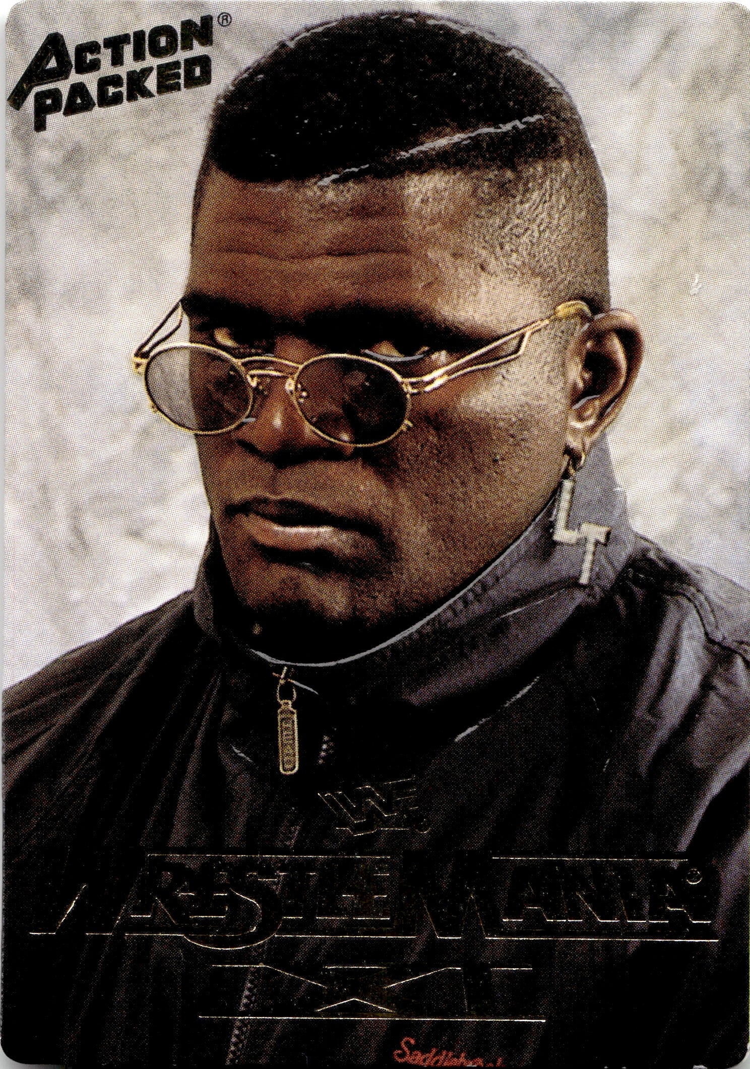 WWF WWE ビッグラバーガイズ　ウオーロード　新品未開封 1995 Lawrence Taylor Action Packed WWF PROMO WRESTLEMANIA XI #LT1 New