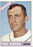 1966 Phil Niekro Topps #28 Atlanta Braves BV $20 2