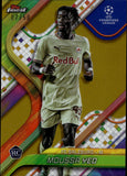 2024-25 Moussa Yeo Topps Finest UEFA Club Competitions ROOKIE GOLD REFRACTOR 07/50 RC #152 FC Salzburg