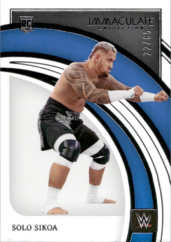 2022 Solo Sikoa Panini Immaculate ROOKIE 22/65 RC #41 Friday Night Smackdown