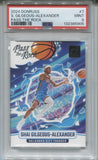 2024-25 Shai Gilgeous-Alexander Panini Donruss PASS THE ROCK PSA 9 #7 Oklahoma City Thunder 5905