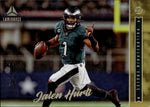 2022 Jalen Hurts Panini Luminance GOLD 108/249 #83 Philadelphia Eagles
