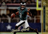 2022 Jalen Hurts Panini Luminance GOLD 108/249 #83 Philadelphia Eagles