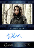 2022 Natalia Tena as Osha Rittenhouse Game of Thrones The Complete Series Volume 2 BLUE AUTO AUTOGRAPH #_NATE 2
