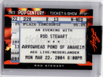 2023 Rod Stewart Leaf Pop Century TICKET TO THE SHOW RELIC STUB #TS-197