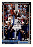 1992-93 Shaquille O'Neal Topps ROOKIE RC #362 Orlando Magic HOF 7