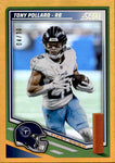 2025 Tony Pollard Panini Score GOLD FOIL FIRST DOWN 04/10 #212 Tennessee Titans