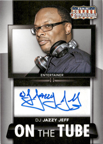 2015 DJ Jazzy Jeff Panini Americana ON THE TUBE AUTO AUTOGRAPH #MS-JJ Fresh Prince