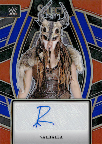2024 Valhalla Panini Select BLUE AUTO 32/49 AUTOGRAPH #SL-VHL Monday Night Raw
