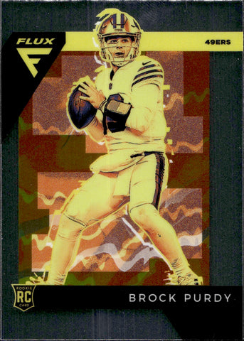 2022 Brock Purdy Panini Chronicles Flux ROOKIE RC #FX-2 San Francisco 49ers