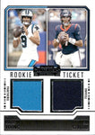 2023 C.J. Stroud Bryce Young Panini Contenders DUAL ROOKIE TICKET JERSEY RELIC RC #DS-1 Houston Texans Carolina Panthers
