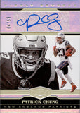 2020 Patrick Chung Panini Plates & Patches HIGHLY REVERED AUTO 64/99 AUTOGRAPH #HR-PC New England Patriots