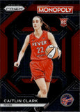 2024 Caitlin Clark Panini Prizm WNBA Monopoly ROOKIE RC #WNBA27 Indiana Fever 1