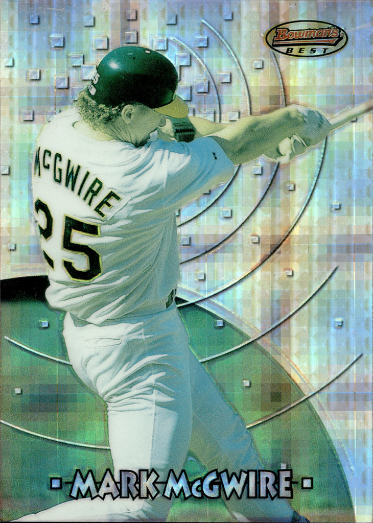 1997 Mark McGwire Bowman's Best PREVIEW ATOMIC REFRACTOR #BBP6 Oakland