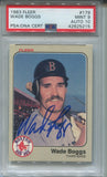 1983 Wade Boggs Fleer ROOKIE RC PSA/DNA AUTHENTIC AUTO AUTOGRAPH RC PSA 9/10 #179 Boston Red Sox 5215