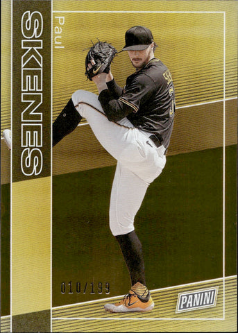 2025 Paul Skenes Panini The National GOLD FOIL 010/199 #28 Pittsburgh Pirates