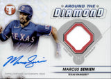 2023 Marcus Semien Topps Pristine REFRACTOR AROUND THE DIAMOND JERSEY AUTO  AUTOGRAPH RELIC #ADR-MS Texas Rangers