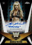 2025 Michelle McCool Topps Chrome WWE GEOMETRIC REFRACTOR LEGENDARY INSCRIPTION AUTO AUTOGRAPH #LCA-MM WWE HOF