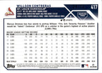 2023 Willson Contreras Topps Series 2 BLACK BORDER 24/72 #417 St. Louis Cardinals