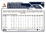 2023 Willson Contreras Topps Series 2 BLACK BORDER 24/72 #417 St. Louis Cardinals