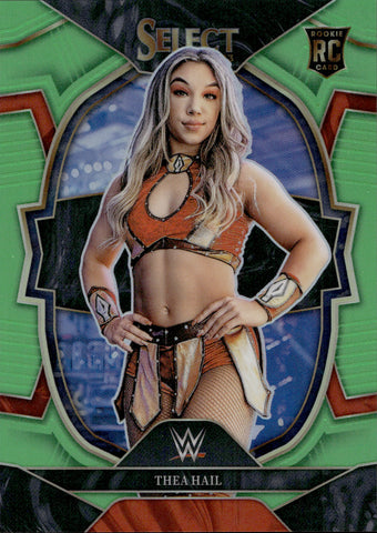 2023 Thea Hail Panini Select WWE NEON GREEN CONCOURSE LEVEL ROOKIE 74/75 RC #7 NXT