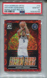 2024-25 Anthony Edwards Donruss Optic RISING SUNS RED INTERNATIONAL PSA 10 #15 Minnesota Timberwolves 6798