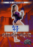 2024 KJ Johnson Leaf Women of Sport PURPLE ORANGE SHE GOT GAME AUTO 2/4 AUTOGRAPH #SGG-KJJ Gymnastics