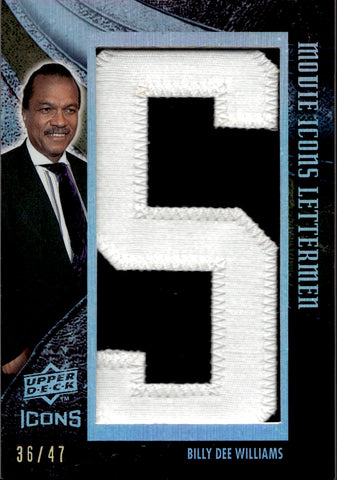 2008 Billy Dee Williams Upper Deck Icons MOVIE ICONS LETTERMAN "S" #BW4 Brian's Song