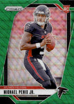 2024 Michael Penix Jr. Panini Prizm GREEN WAVE ROOKIE RC #378 Atlanta Falcons
