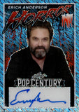 2024 Erich Anderson Leaf Pop Century BLUE SHIMMER HORROR INK AUTO 07/15 AUTOGRAPH #HI-EA1 Friday the 13th