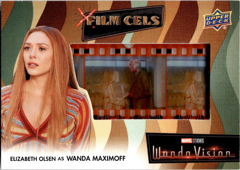 2022 Elizabeth Olsen as Wanda Maximoff Marvel Studios' WandaVision FILM CELS #1970-1 2