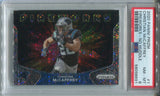 2020 Christian McCaffrey Panini Prizm No Huddle FIREWORKS PSA 8 #1 Carolina Panthers 8691
