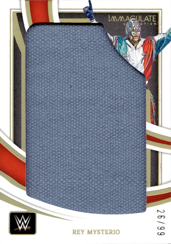 2022 Rey Mysterio Jr. Panini Immaculate WWE JUMBO RING MAT CANVAS 26/99 RELIC #RC-RMY Monday Night Raw