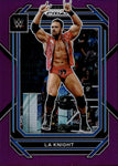 2023 LA Knight Panini Prizm WWE PURPLE 008/149 #120 Friday Night Smackdown